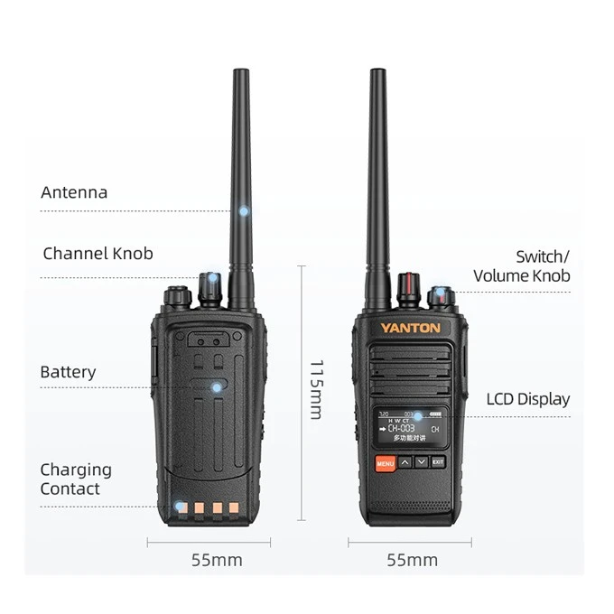 5w Handheld Uhf Range