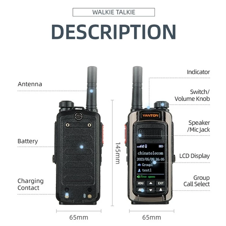 Handy Talkie 100 km Range Long Range Radio